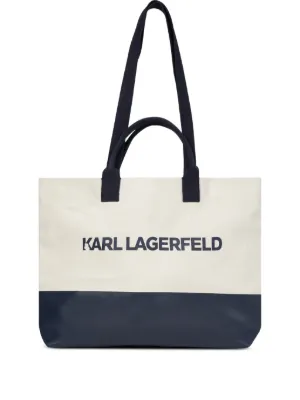Karl Lagerfeld logo-print tote bag