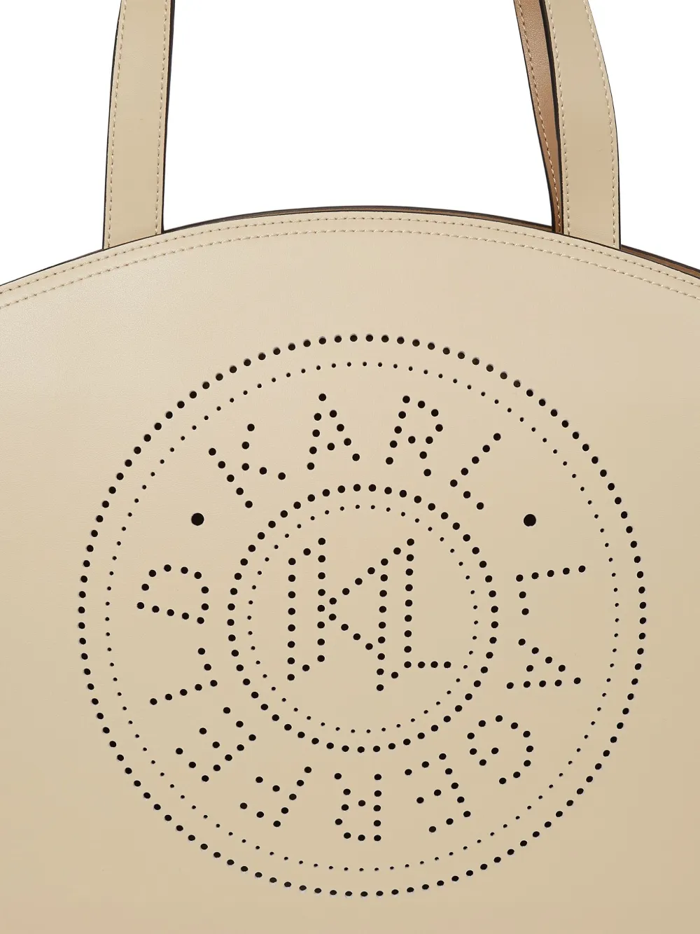 Karl Lagerfeld Medium K Circle shopper met rits Beige