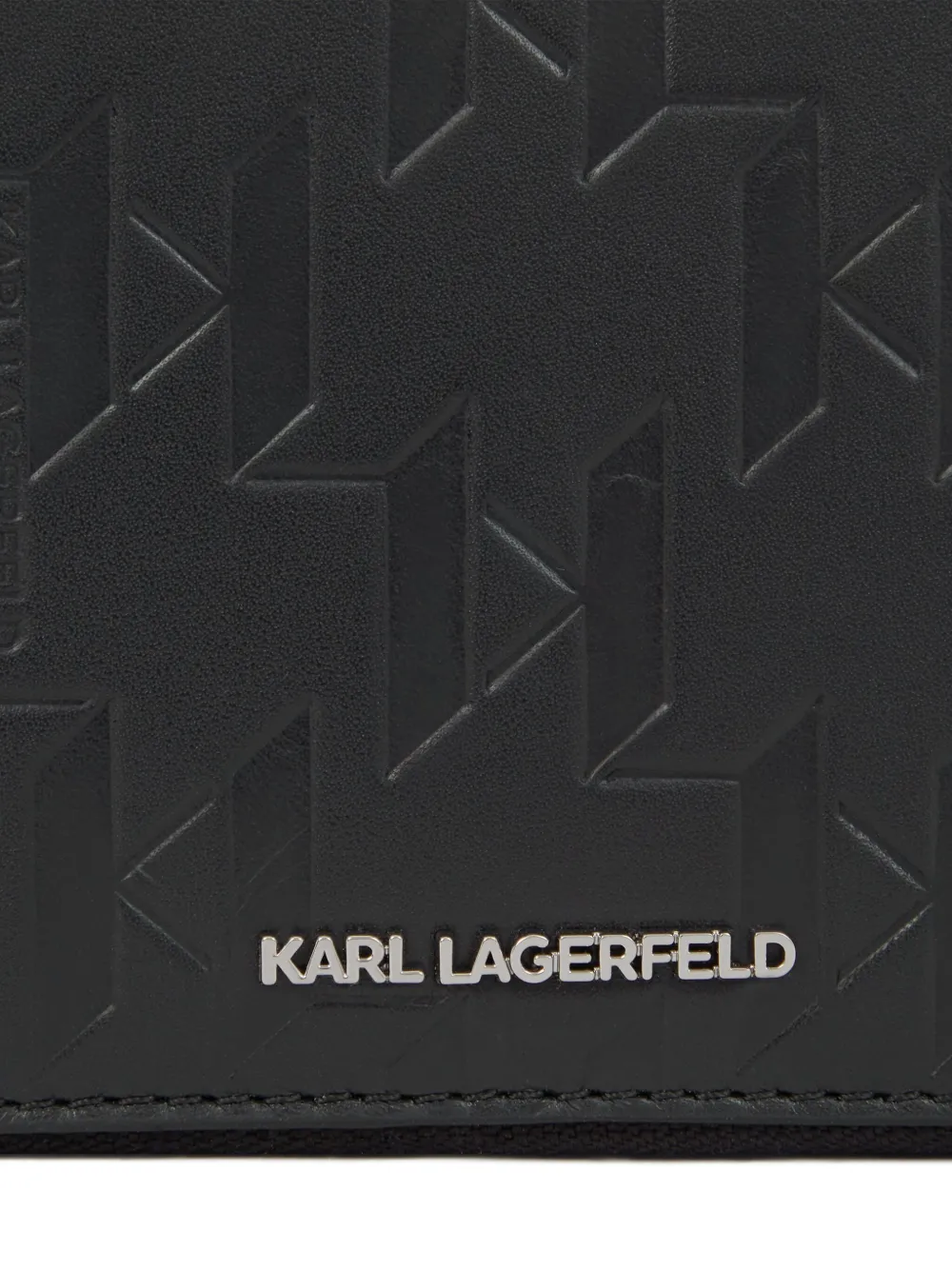 Karl Lagerfeld Bodywarmer met monogram-print Zwart