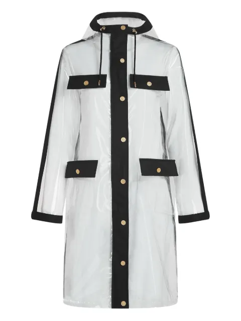 Karl Lagerfeld impermeable con capucha y bolsillo