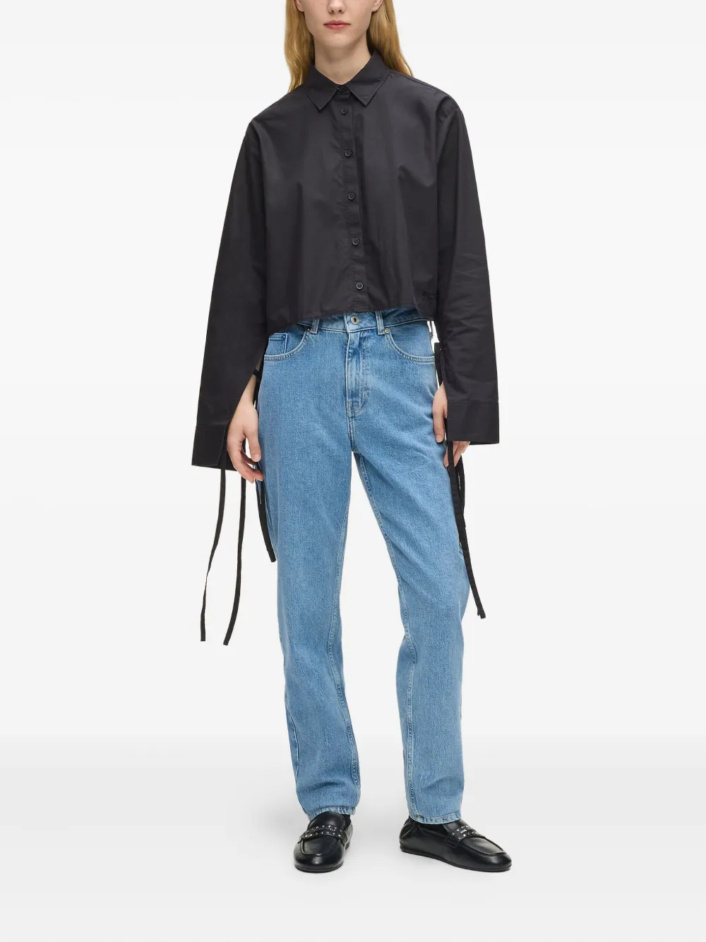 Karl Lagerfeld Jeans mom jeans - Blauw