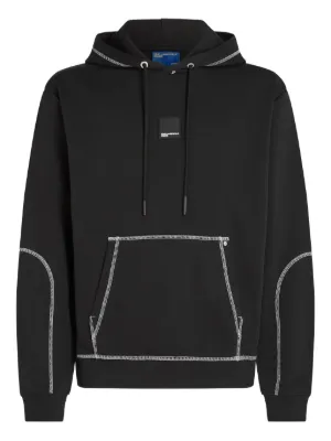 Courrèges Hoodie Con Cierre | Negro | FARFETCH CL