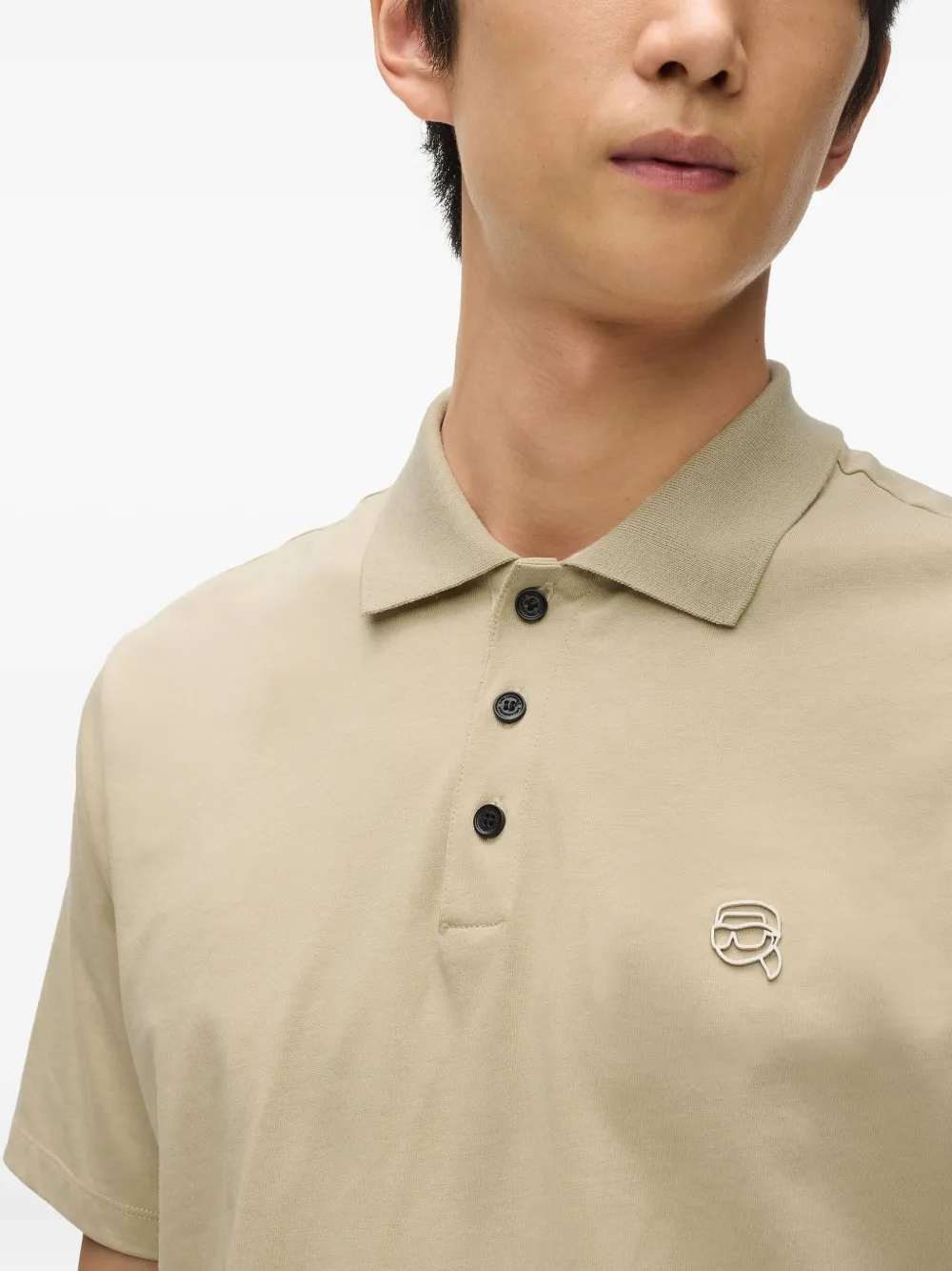 Karl Lagerfeld Ikon poloshirt Beige