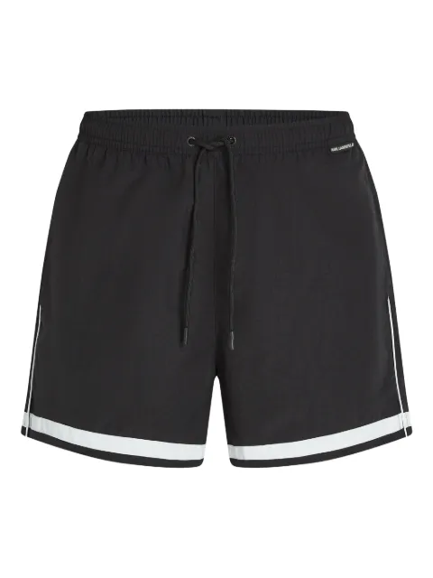 Karl Lagerfeld short de bain à bordure contrastante