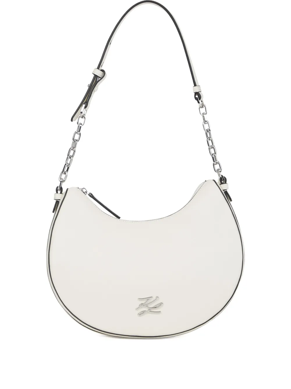 Karl Lagerfeld Medium K/autograph Shoulder Bag In Neutral