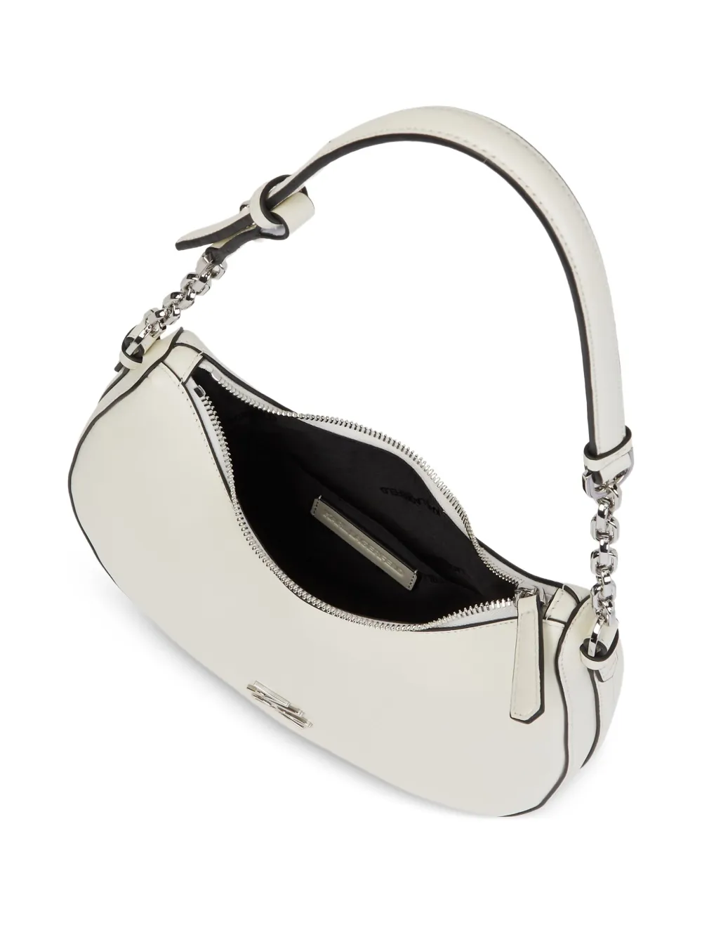 Karl Lagerfeld Medium K/autograph Shoulder Bag In Neutral