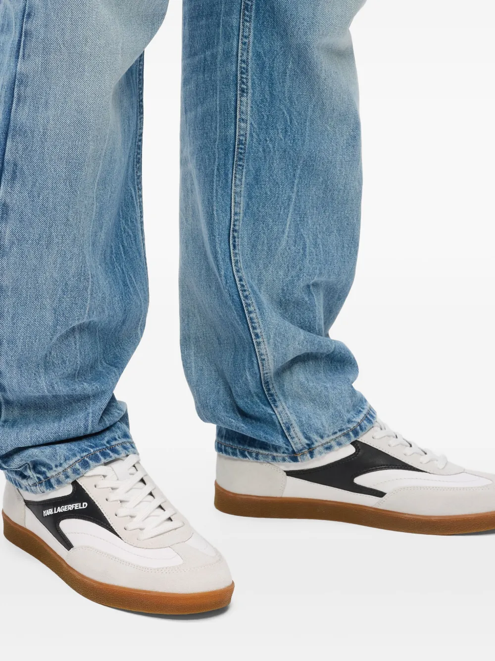Karl Lagerfeld Jeans Kandidate sneakers met logodetail Wit