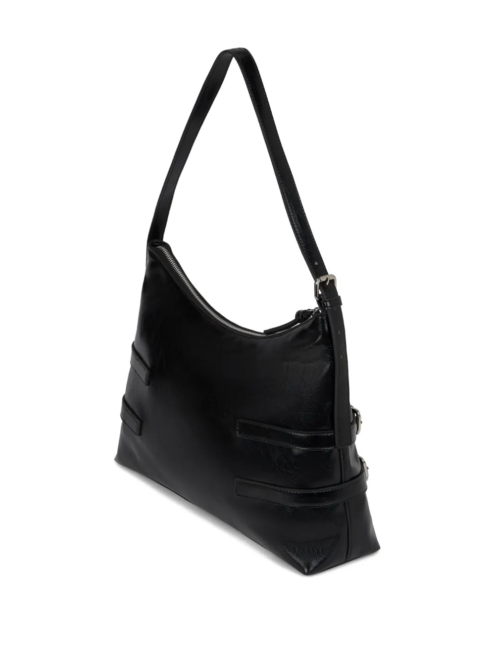 Karl Lagerfeld Jeans Grote schoudertas met gesp Zwart