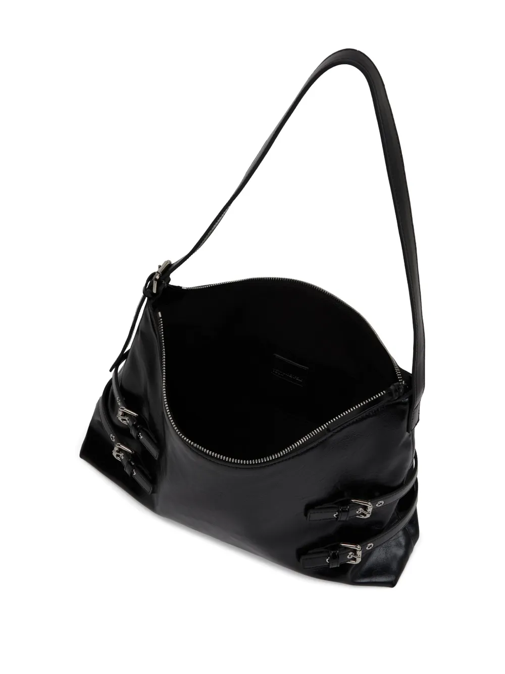 Karl Lagerfeld Jeans Grote schoudertas met gesp Zwart