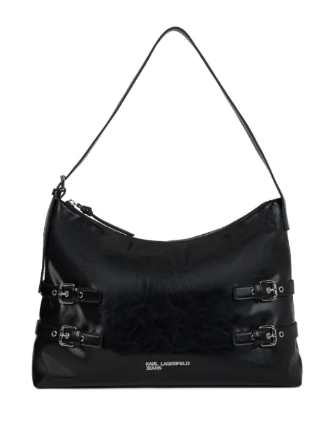 Karl Lagerfeld Jeans large buckle shoulder bag