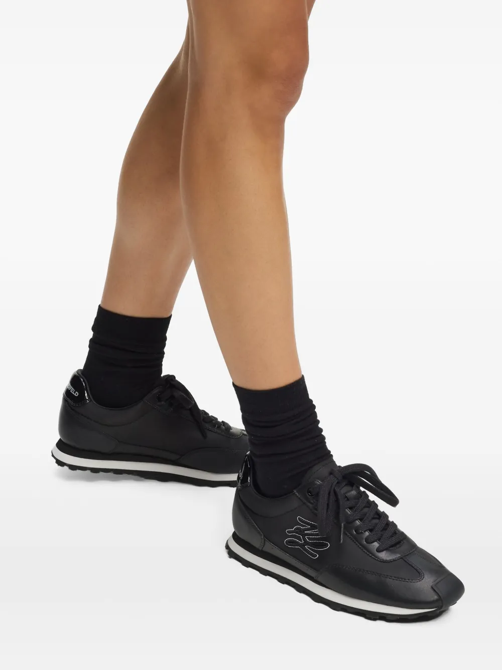 Karl Lagerfeld Sonar Autograph sneakers Zwart