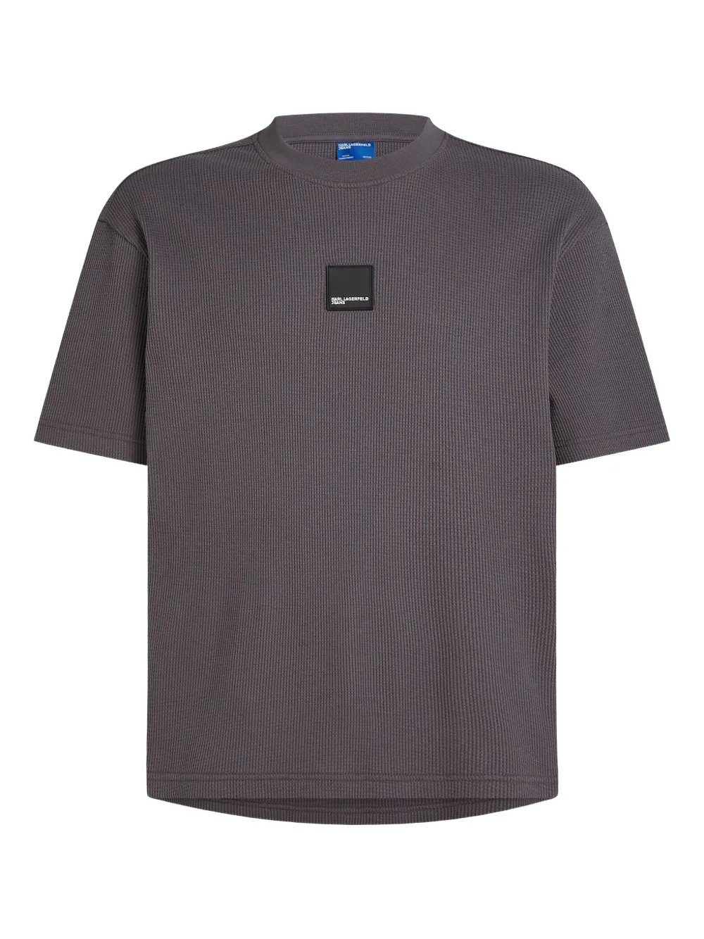 Karl Lagerfeld Jeans logo-patch T-shirt | Grey | Image 1