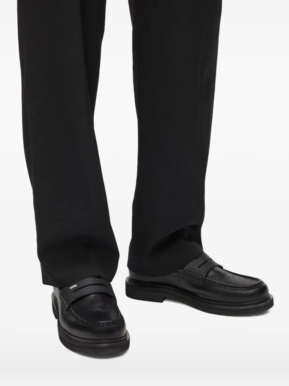 Karl Lagerfeld Keaton loafers Zwart