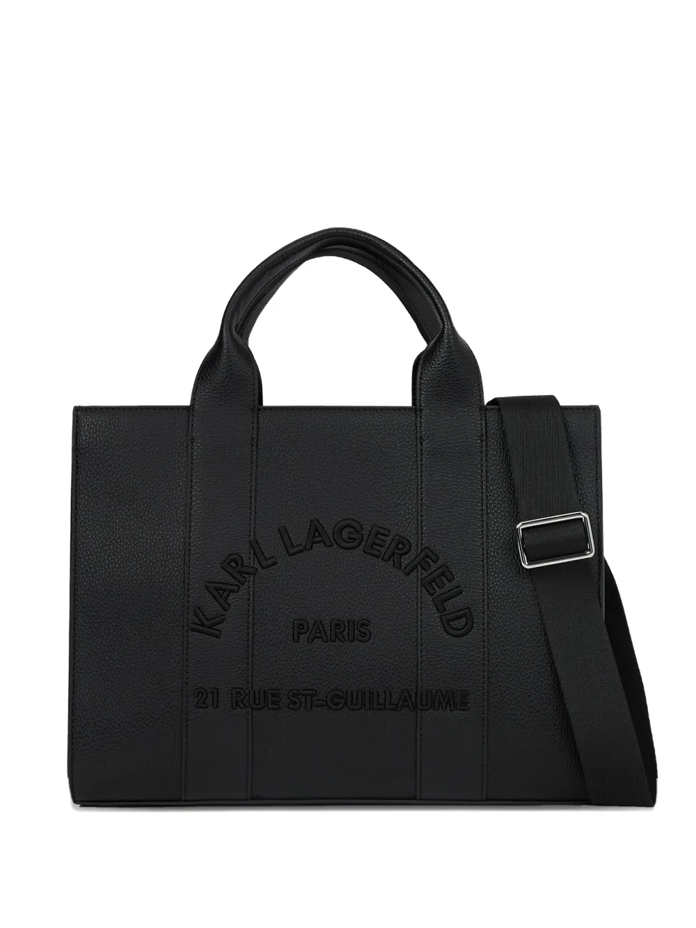 Karl Lagerfeld Borsa tote Rue St-Guillaume media - Nero