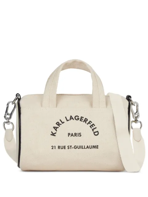 Karl Lagerfeld mini Rue St-Guillaume canvas duffle bag