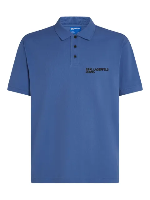 Karl Lagerfeld Jeans logo-detail polo shirt