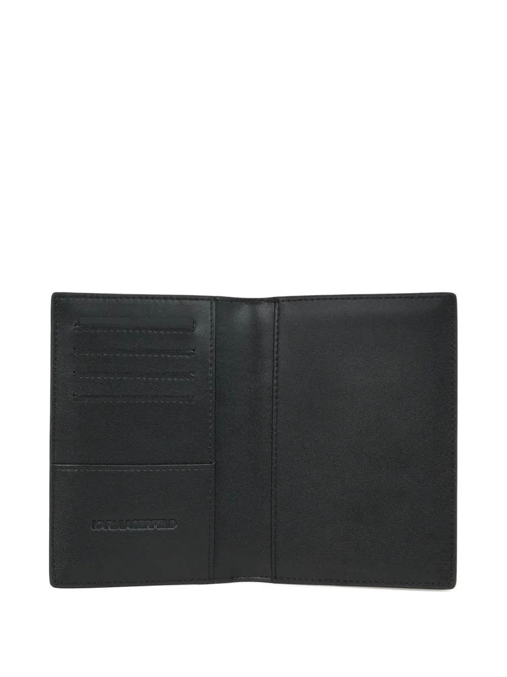 Karl Lagerfeld Paspoorthoes met monogram Zwart