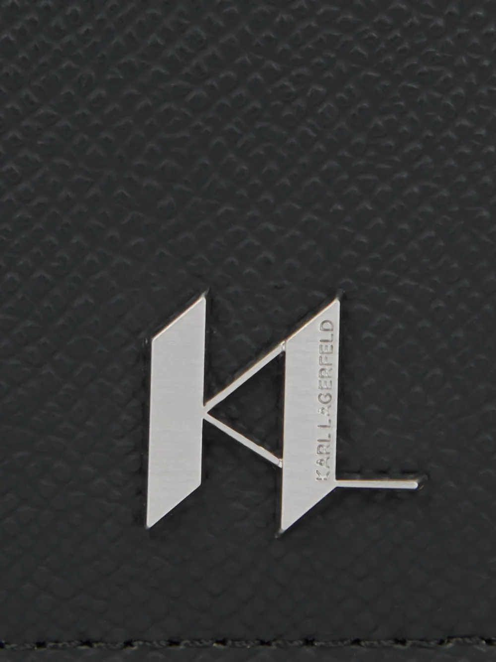 Karl Lagerfeld Paspoorthoes met monogram Zwart