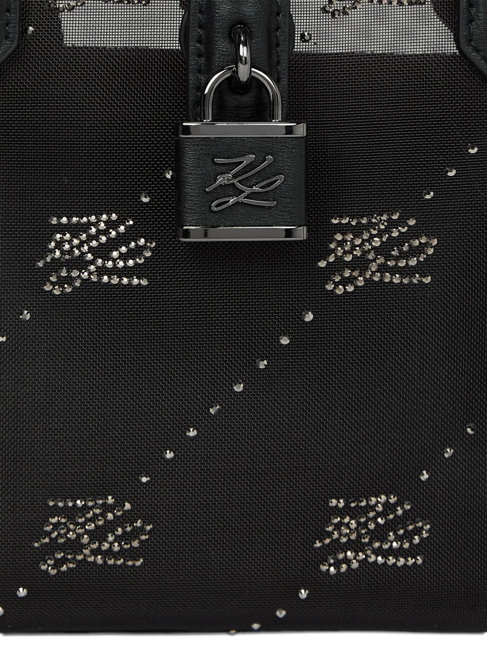 Karl Lagerfeld Shopper met logo Zwart