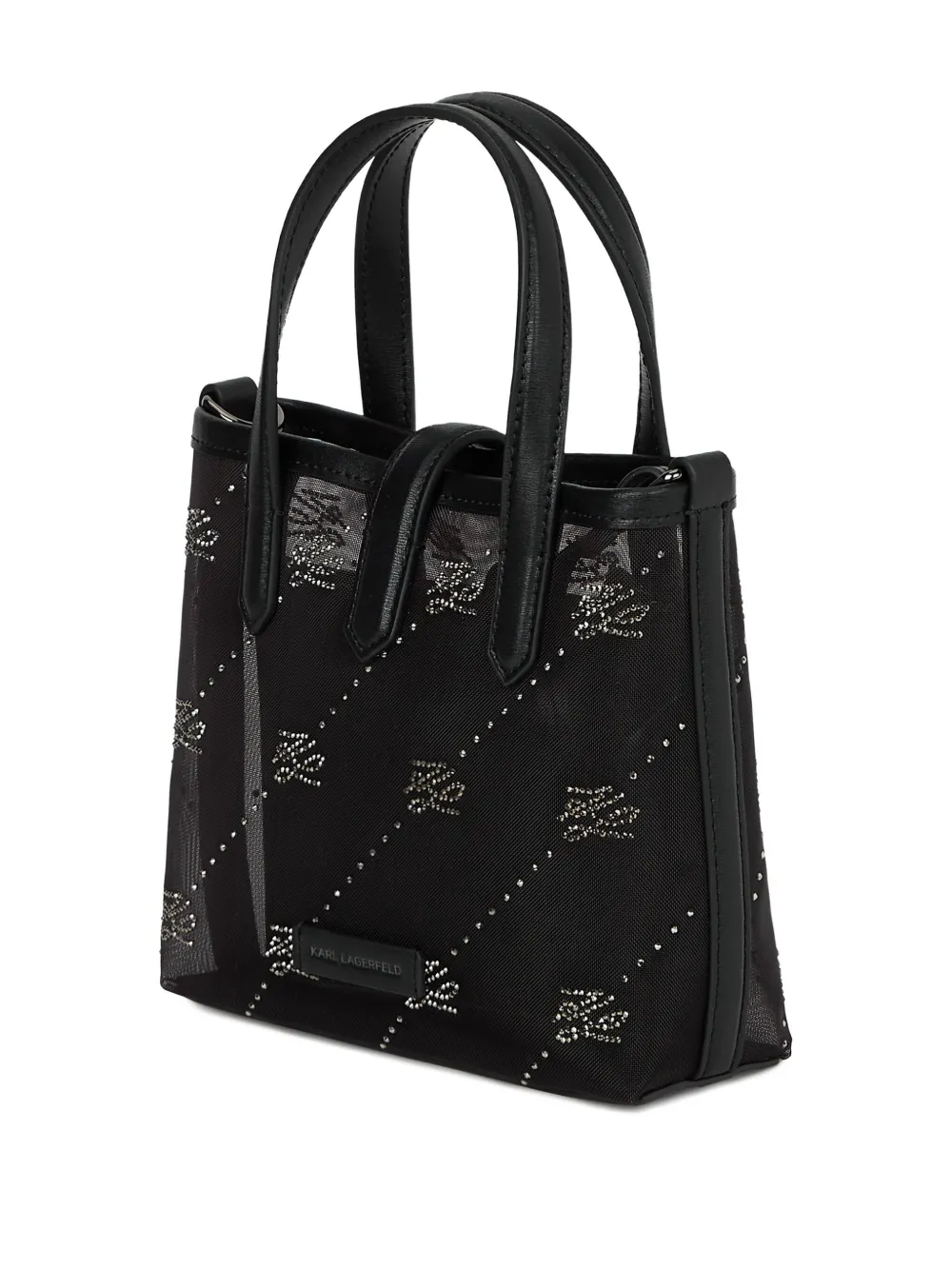 Karl Lagerfeld Shopper met logo Zwart