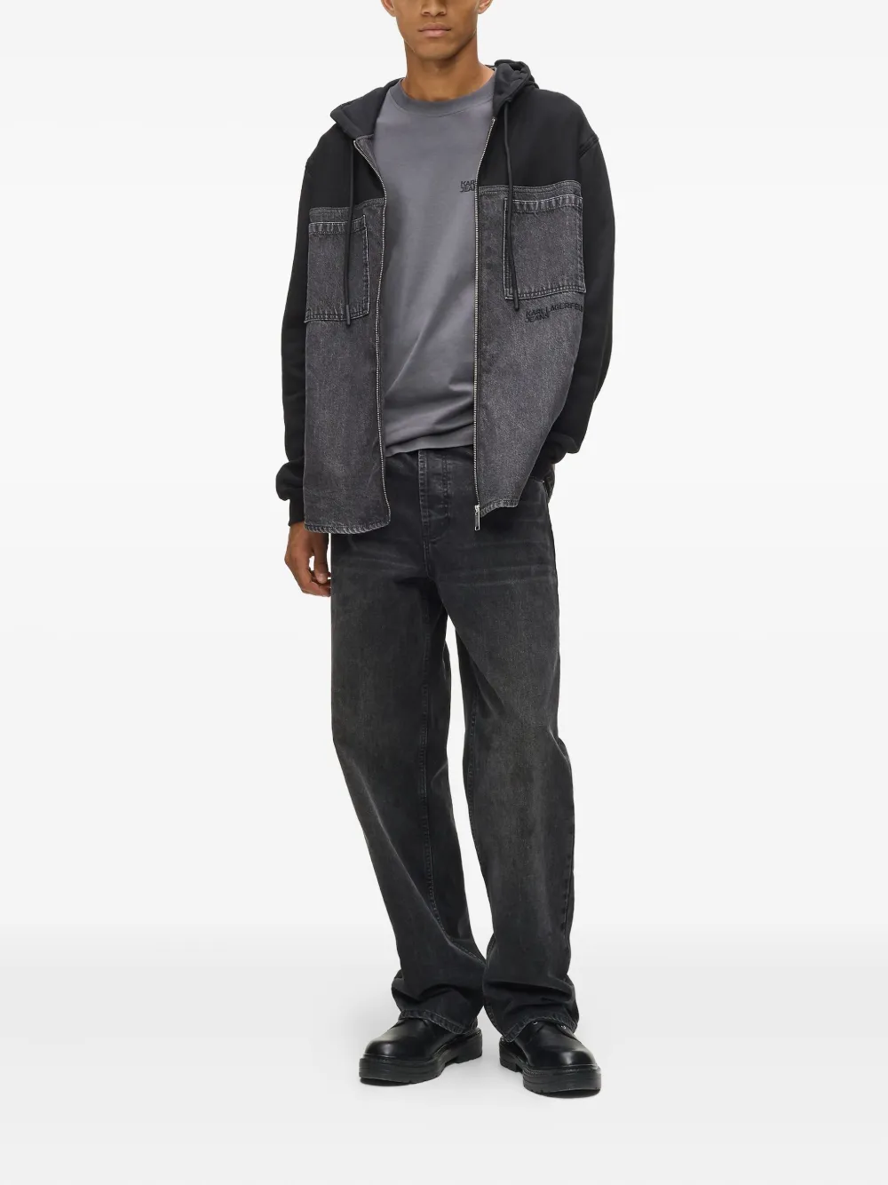 Karl Lagerfeld Jeans hooded pocket jacket | Hooded Jackets | Image 2