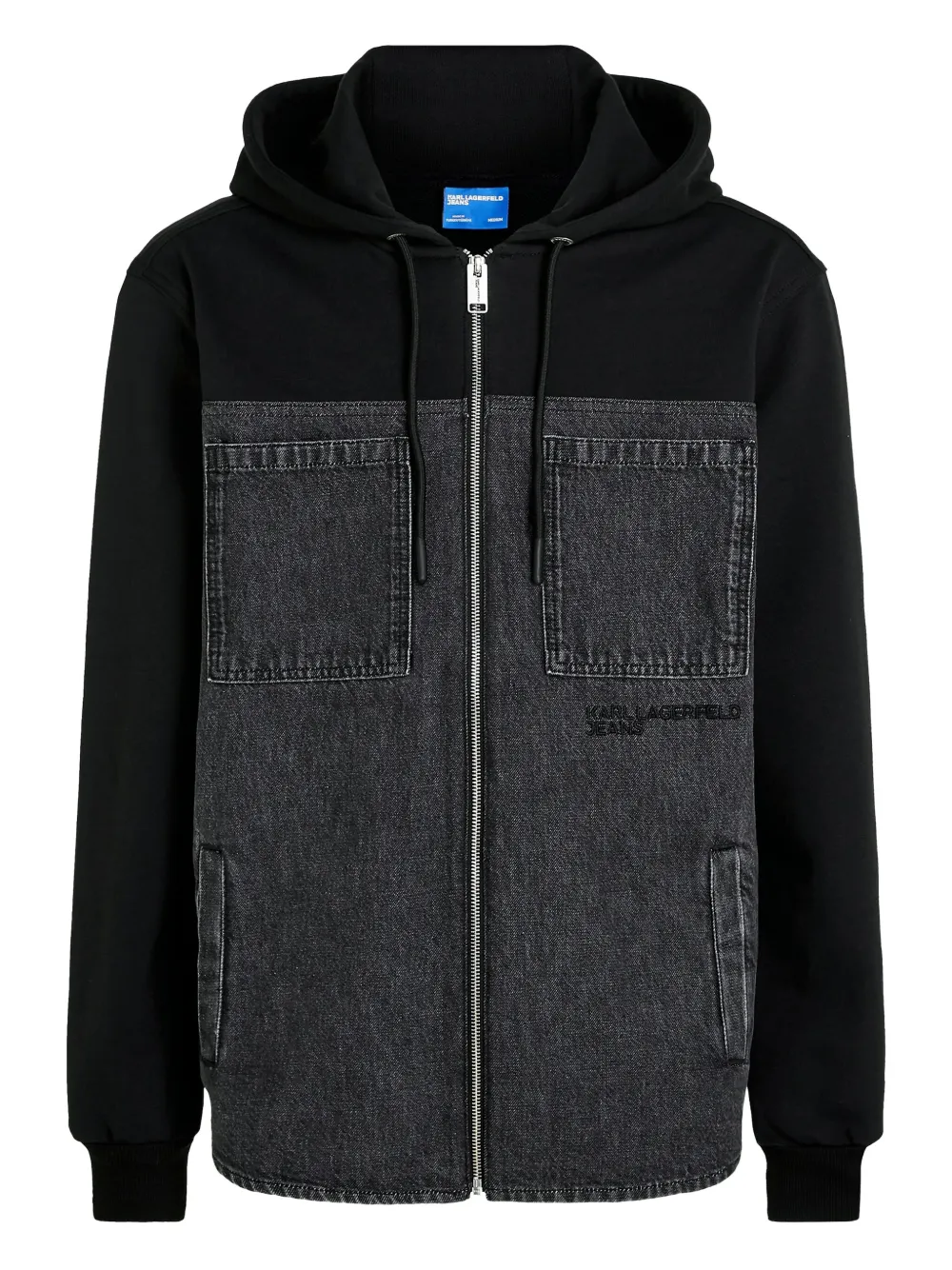 Karl Lagerfeld Jeans hooded pocket jacket | Grey | Image 1