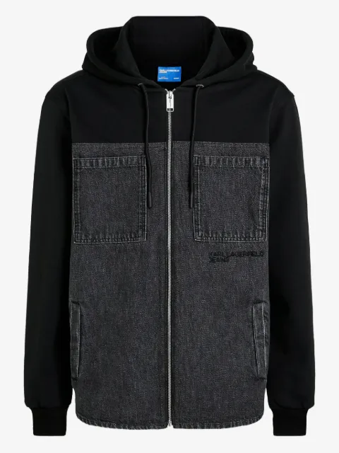 Karl Lagerfeld Jeans hooded pocket jacket