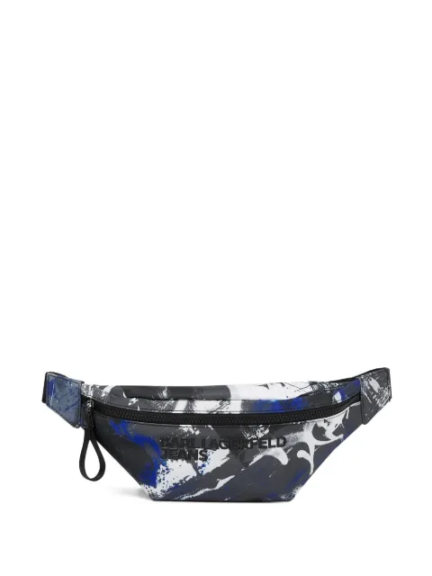 Karl Lagerfeld Jeans graffiti-print belt bag