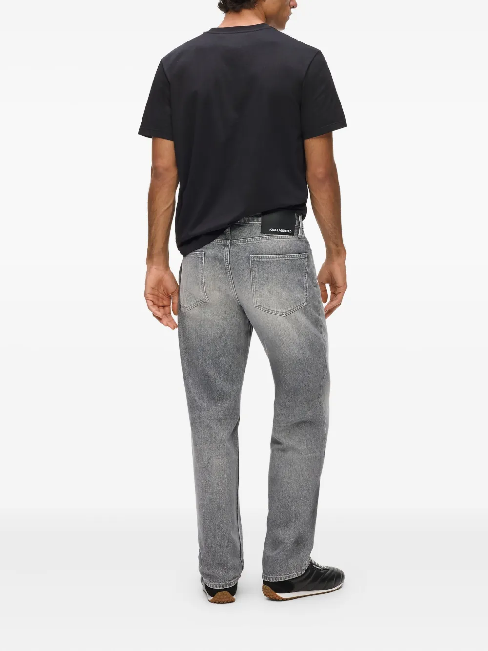 Karl Lagerfeld Jeans met vijf zakken Grijs