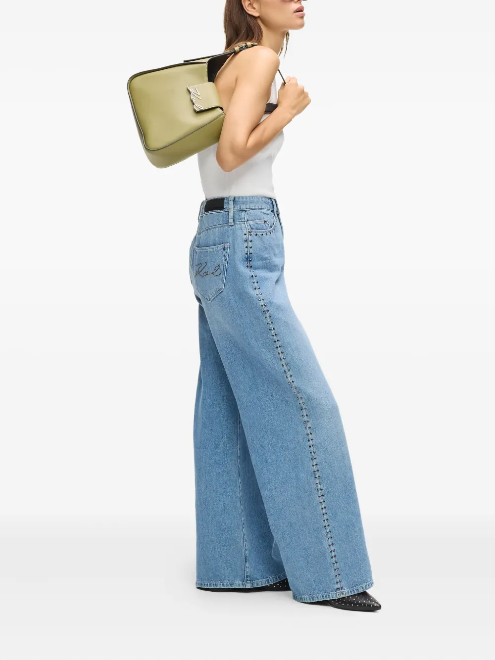 Karl Lagerfeld K/Signature schoudertas - Groen