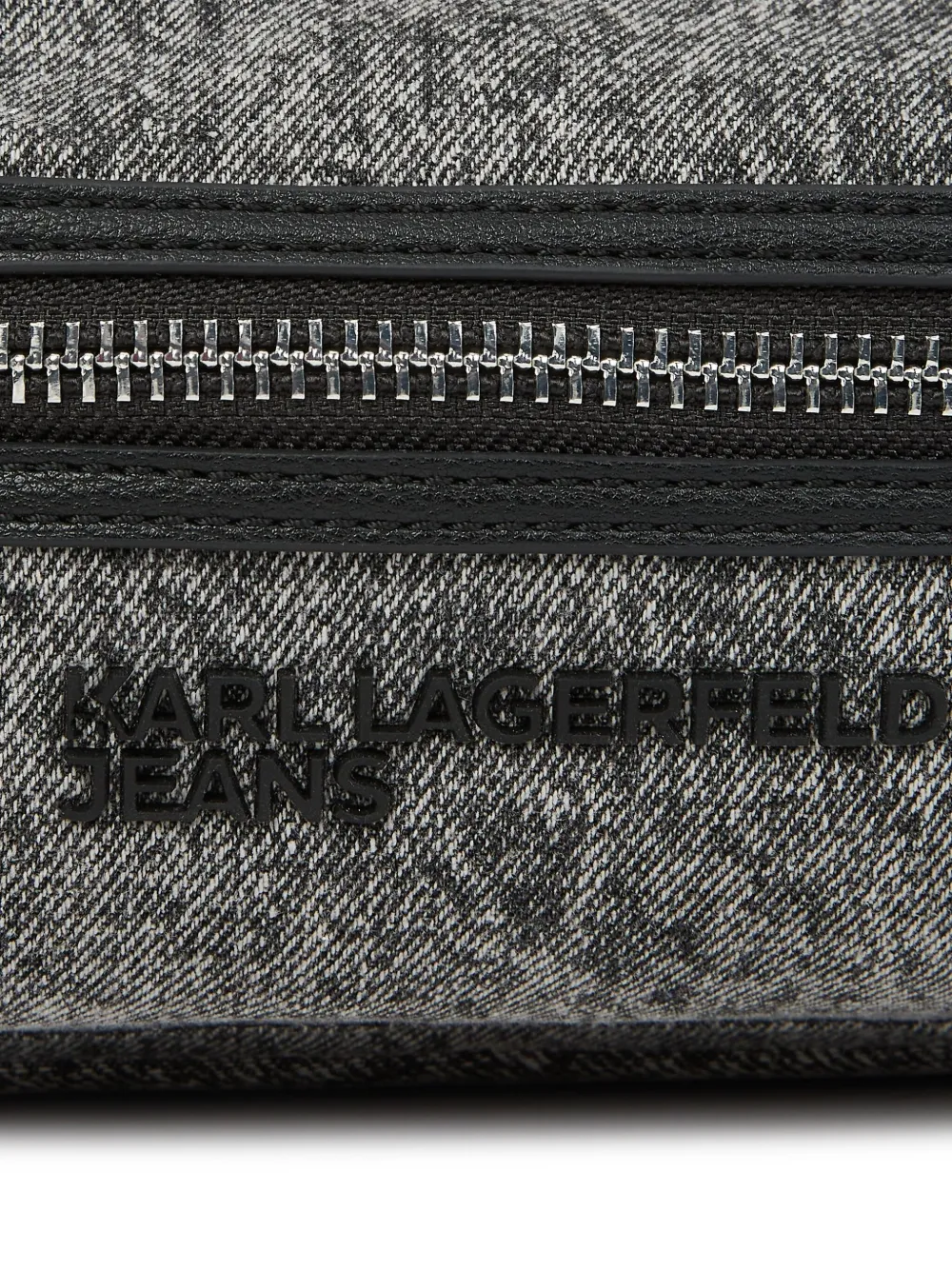 Karl Lagerfeld Jeans Denim heuptas met wassing Grijs