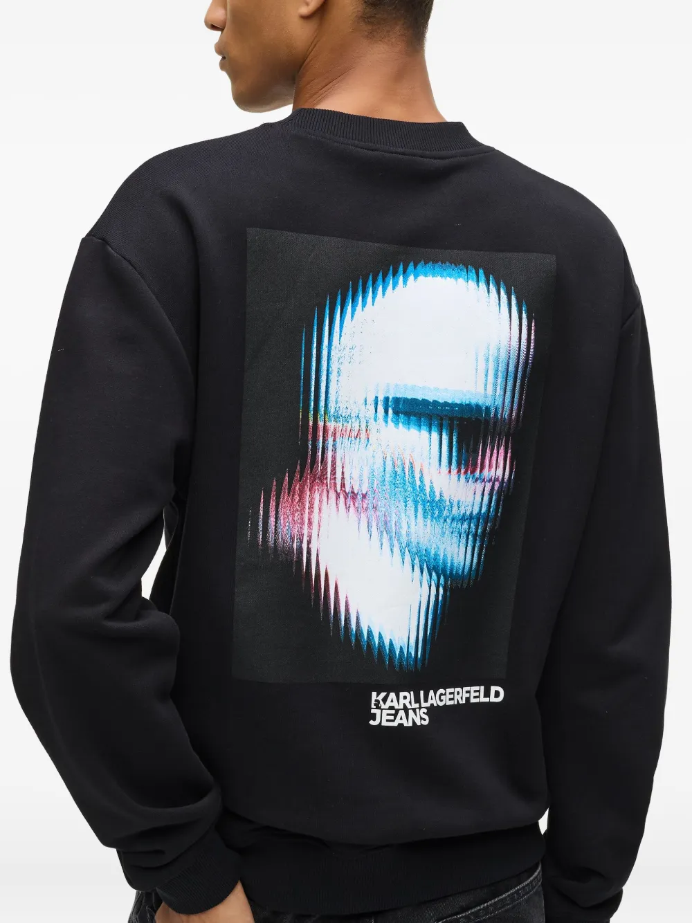 Karl Lagerfeld Jeans Sweater met logoprint Zwart