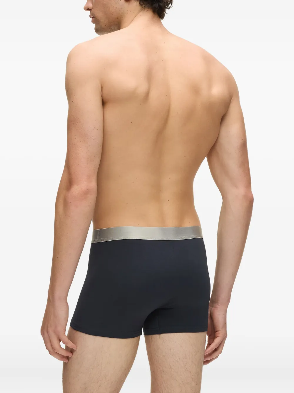 Karl Lagerfeld Drie boxershorts met logo Blauw