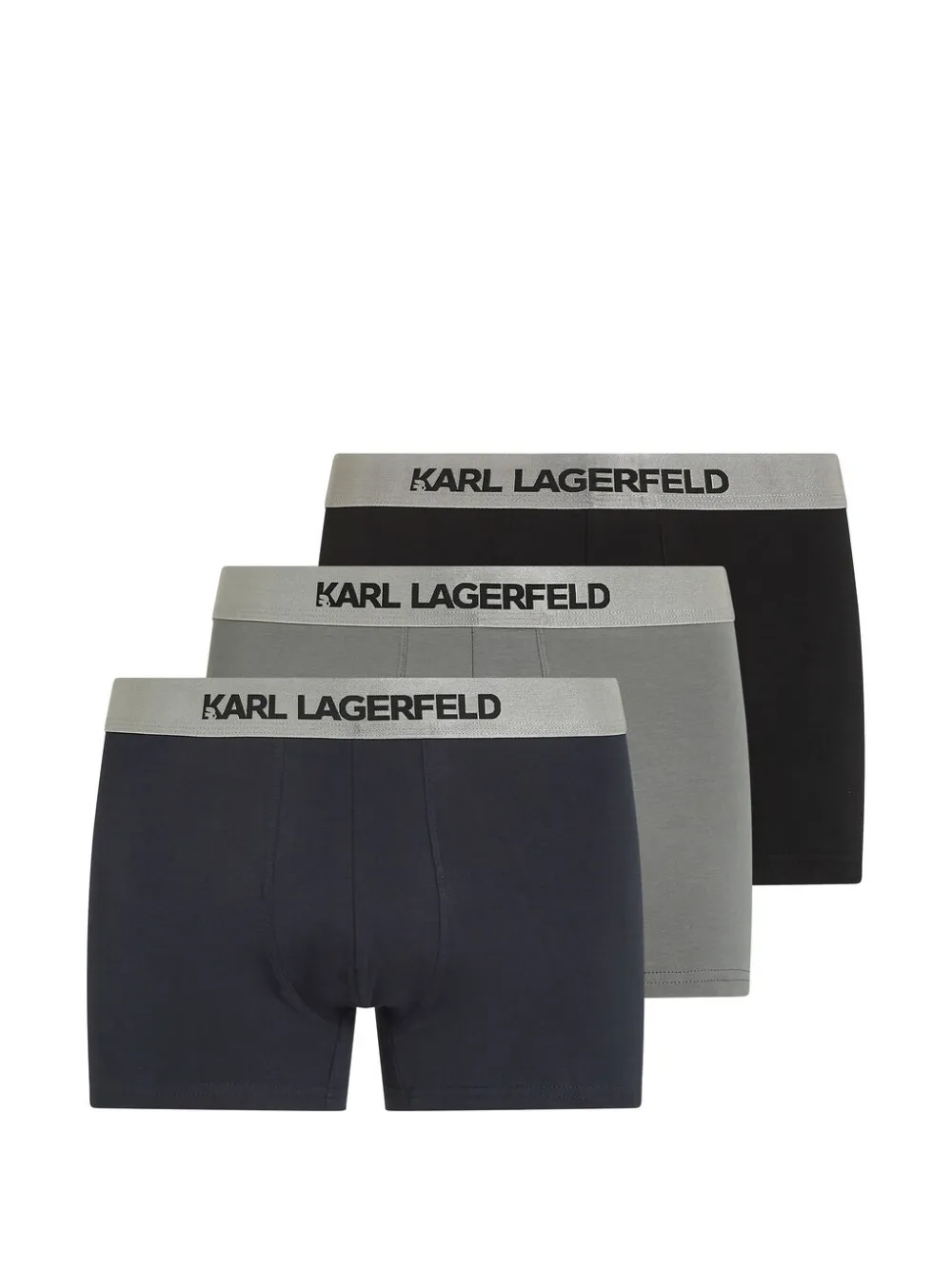 Karl Lagerfeld Boxer con logo (3 pezzi) - Blu