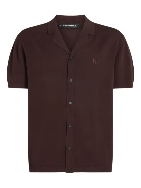 Karl Lagerfeld monogram-detail shirt
