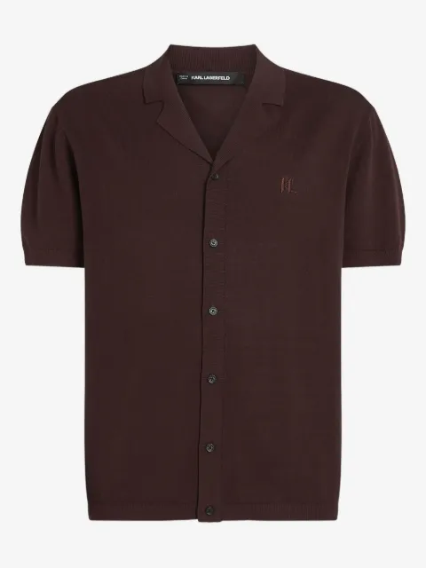 Karl Lagerfeld monogram-detail shirt