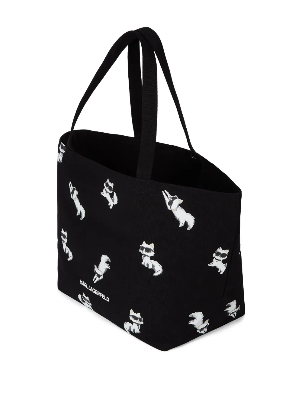 Karl Lagerfeld K Ikon Choupette shopper Zwart