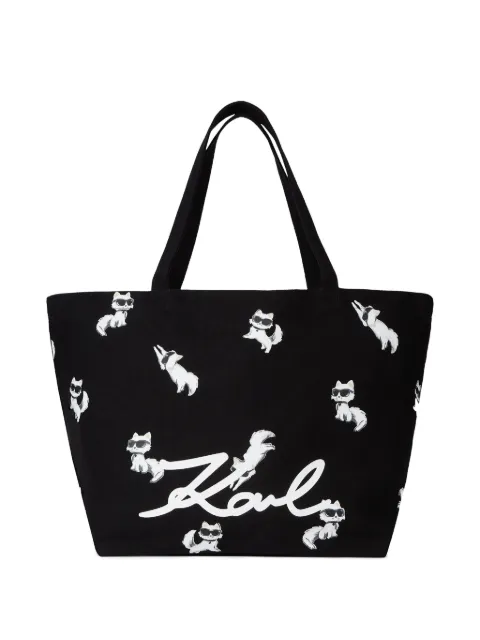 Karl Lagerfeld K/Ikon Choupette tote bag