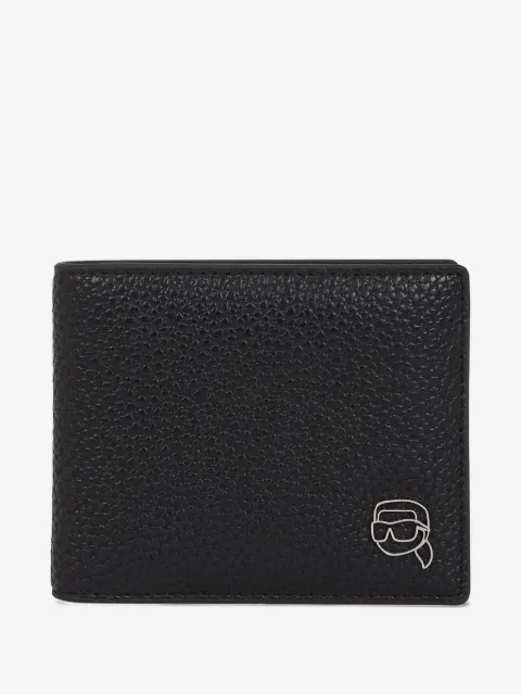 Karl Lagerfeld Ikon logo-embossed bifold wallet