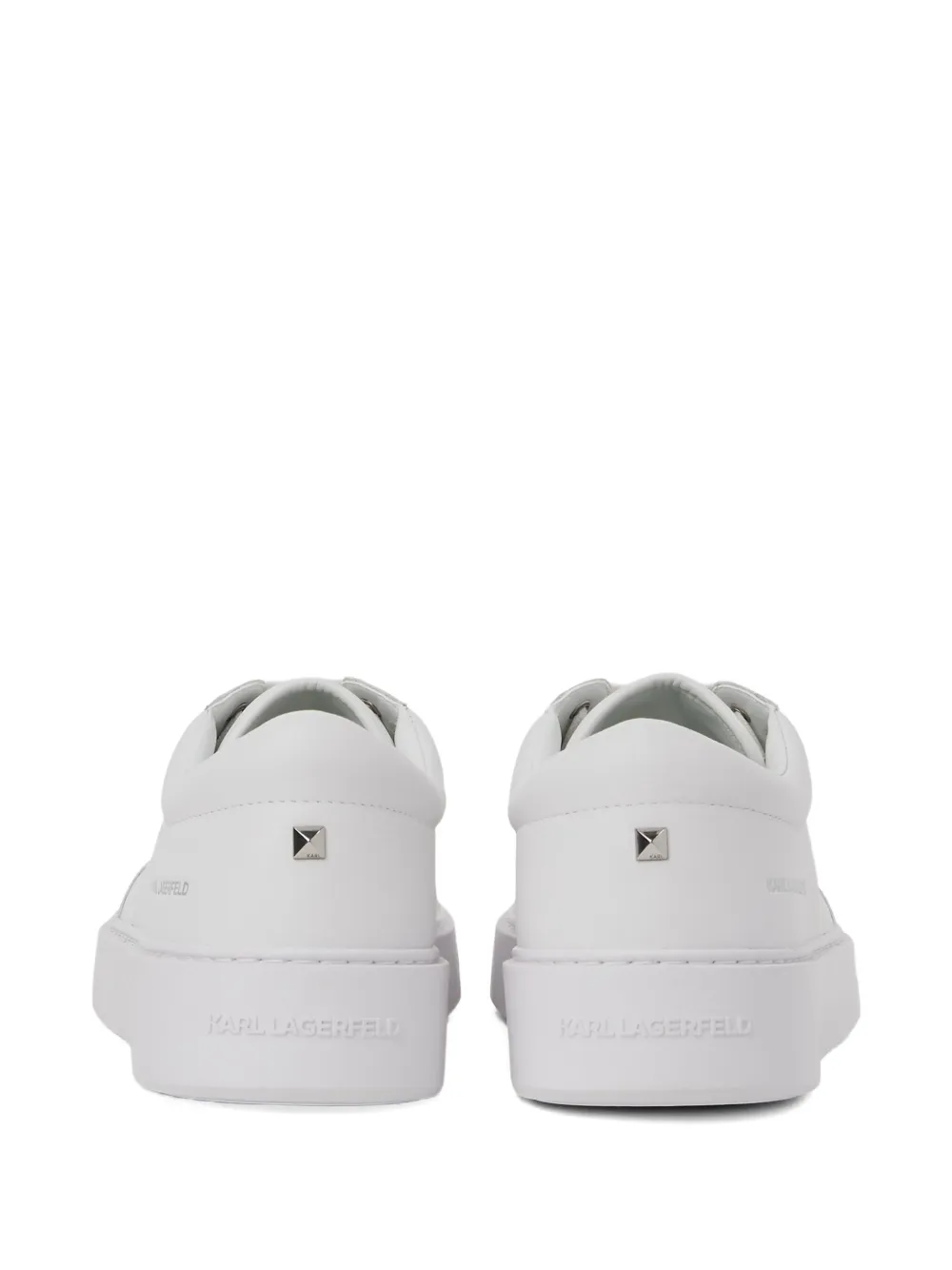 Karl Lagerfeld Flint sneakers met studs Wit