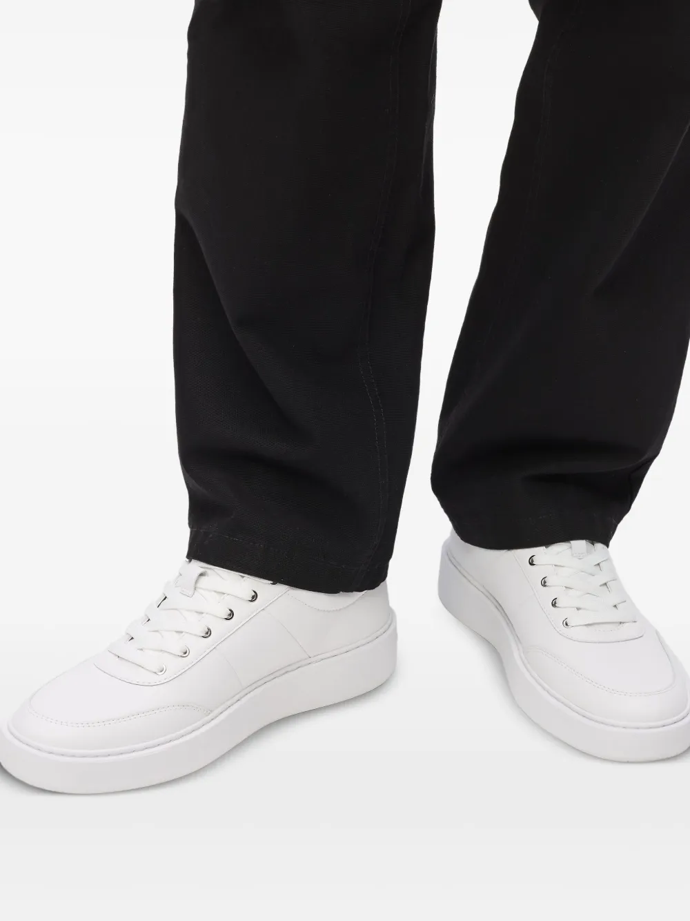 Karl Lagerfeld Flint sneakers met studs Wit