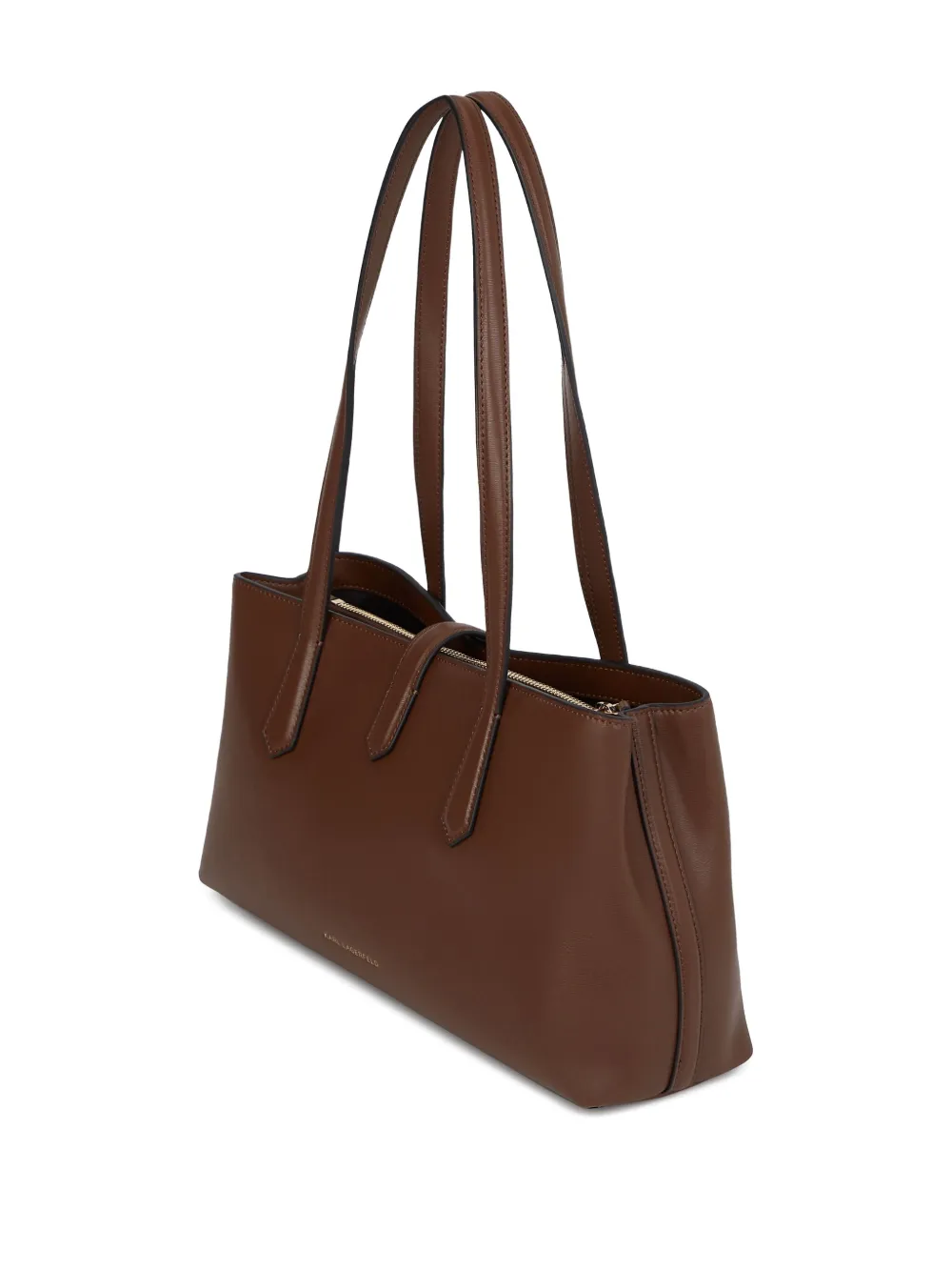 Karl Lagerfeld Shopper met draaislot Bruin