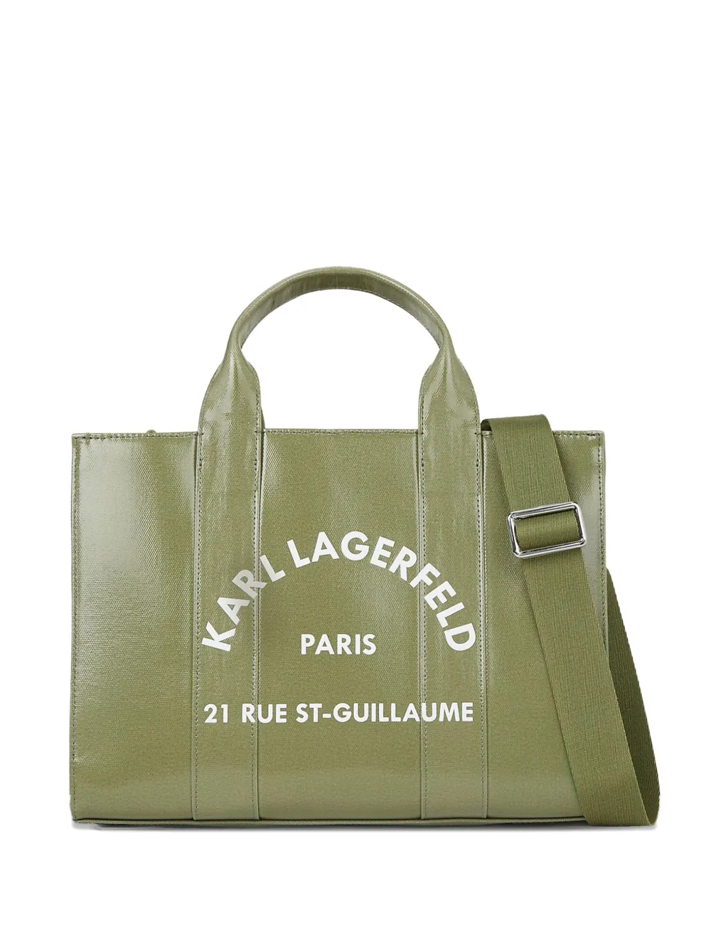 Karl Lagerfeld Borsa tote Rue St-Guillaume - Verde