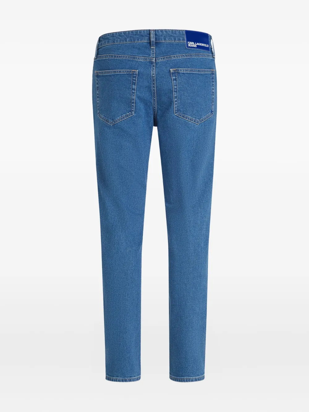 Karl Lagerfeld Jeans met logopatch Blauw