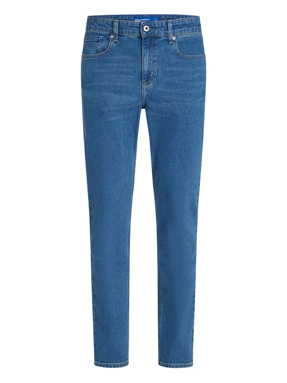 Karl Lagerfeld Jeans ロゴパッチ ジーンズ - ブルー