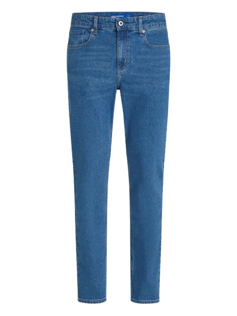 Karl Lagerfeld Jeans logo-patch jeans