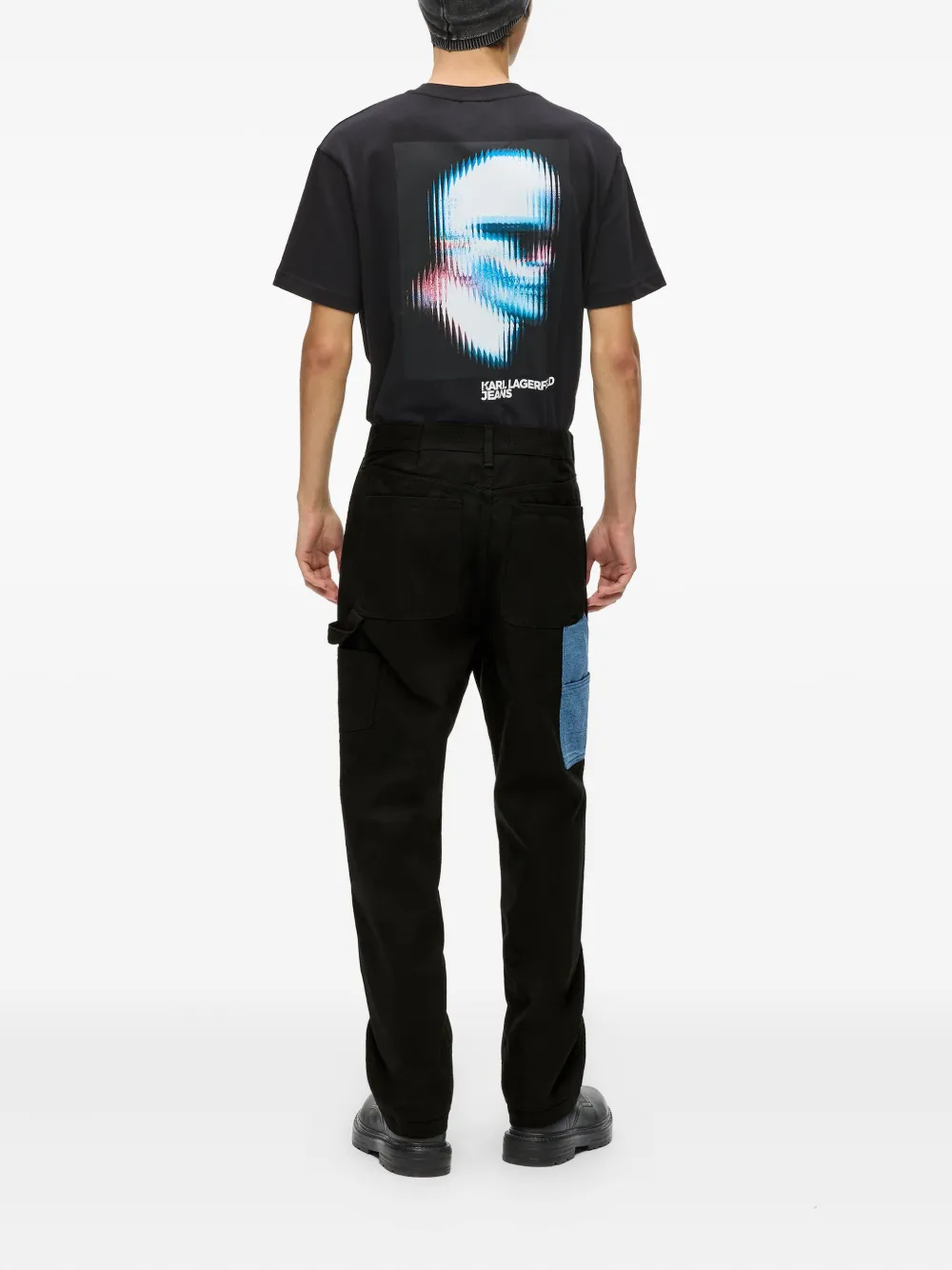 Karl Lagerfeld Jeans Katoenen straight jeans Zwart