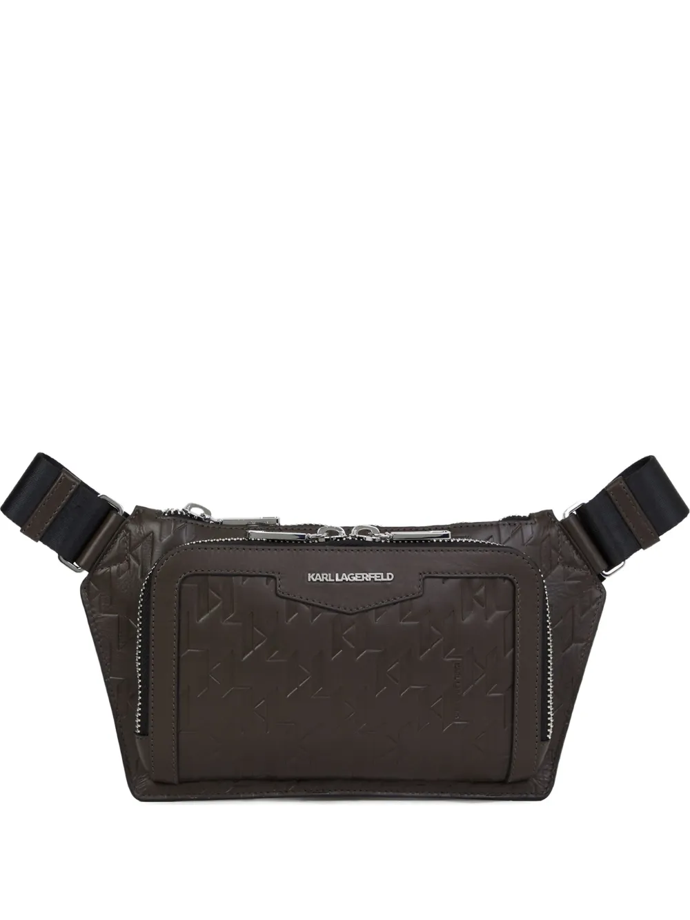 Karl Lagerfeld sac banane Loom en cuir embossé | marron | Image 1