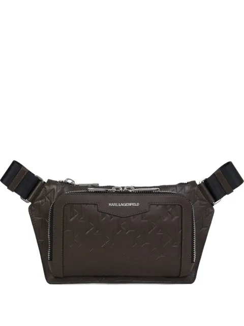 Karl Lagerfeld cangurera Loom de piel