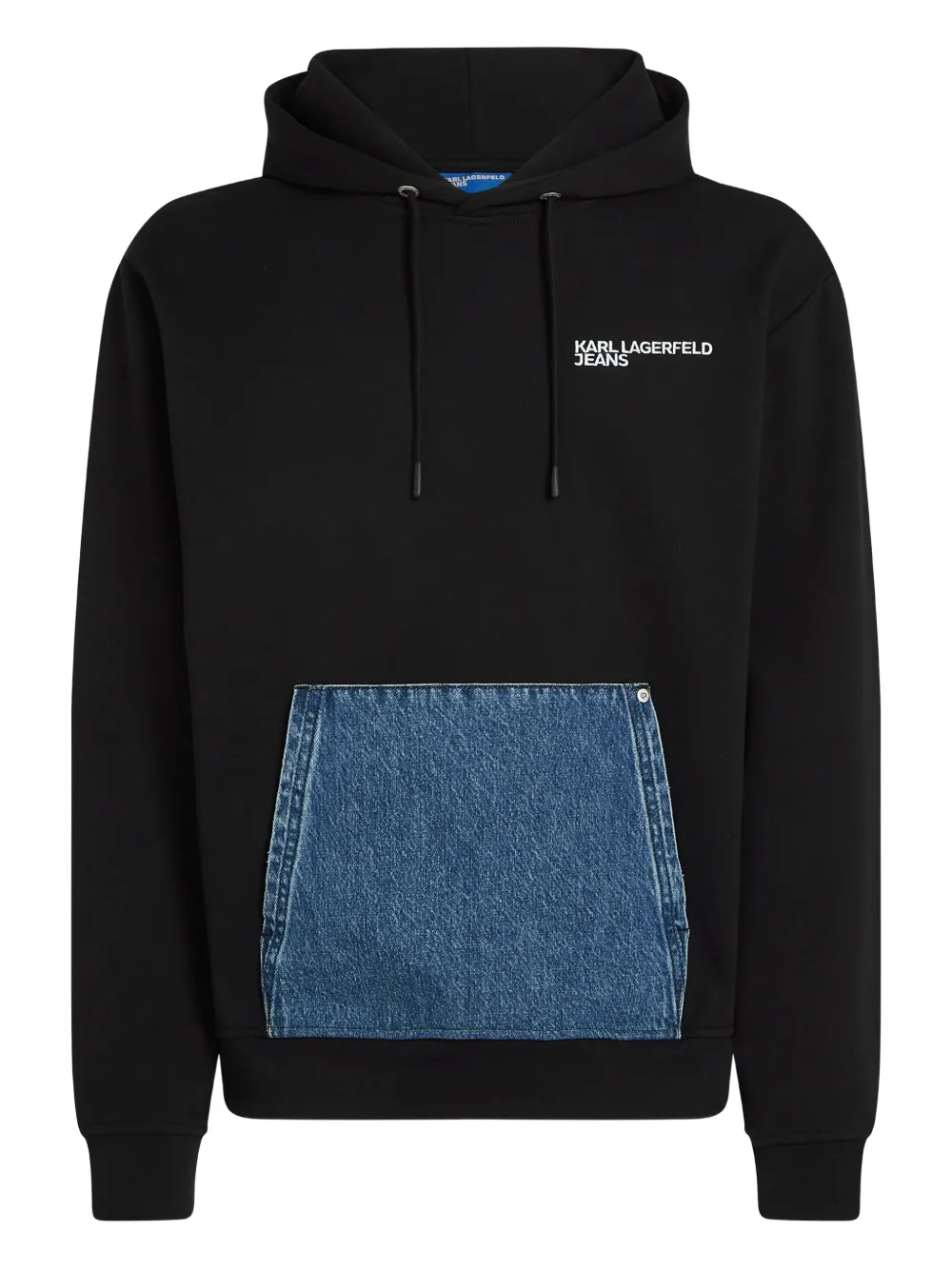 Karl Lagerfeld Jeans Felpa con cappuccio - Nero